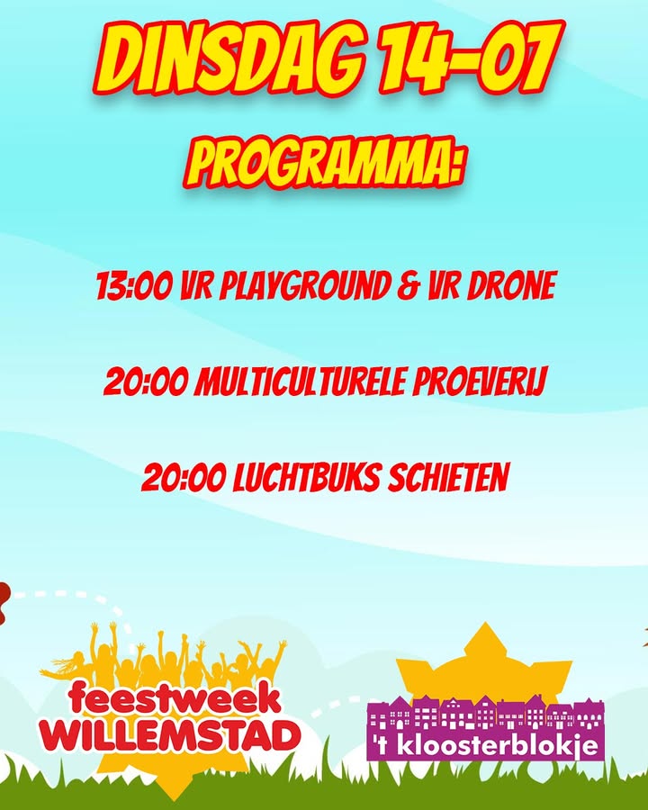 Feestweek Willemstad -  buurtvereniging 't Kloosterblokje