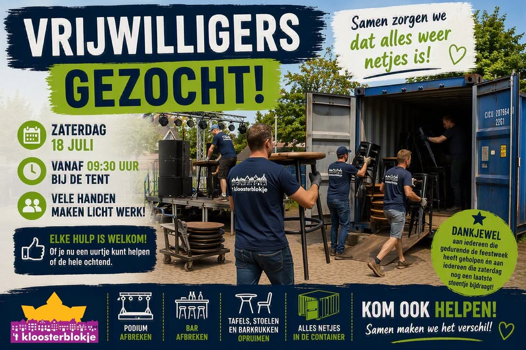 Feestweek Willemstad -  buurtvereniging 't Kloosterblokje